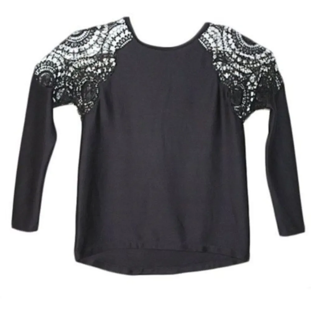 Generation Love Detailed Back Long Sleeve Top S